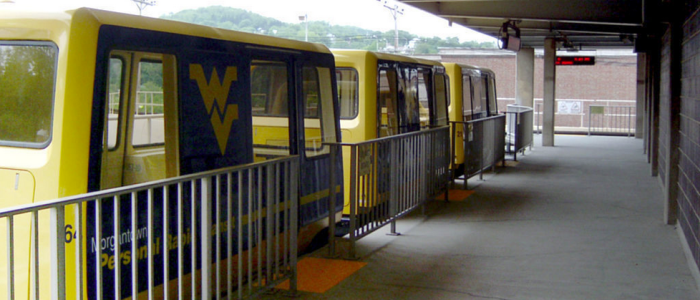 Morgantown PRT system at WVU