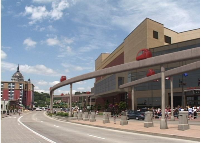 PRT stations can be inside buildings. PRT stations can be inside buildings.