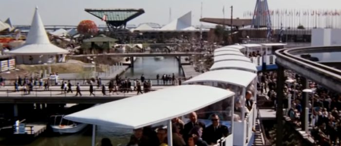the monorail at the 1967 World’s Fair in Montreal